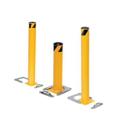 High Durable 316L Satin Brush Bollard Rust Proof Removable Removable Traffic Bollard For Road Safety