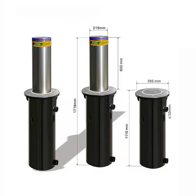 High Quality Hydraulic Automatic Rising Parking Bollards Trafffic Barrier Bollard Rising Price